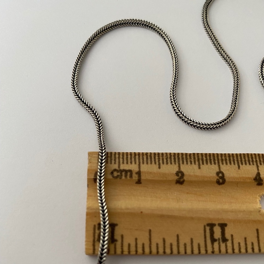925 silver 21.5” 2mm necklace thick chain 21.5 inches Unisex